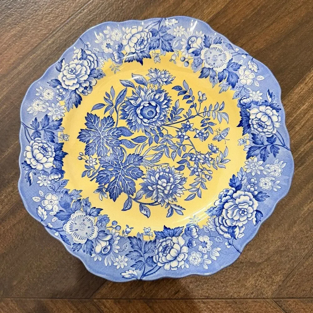 Spode Blue Room Garden Collection Jasmine Buffet Dessert Plate